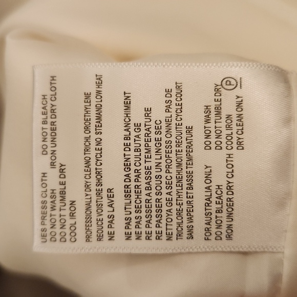 Embellished Women's Round Neck Cream Short Sleeve Fluted Hem Shift Dress Size XL - Picture 10 of 11